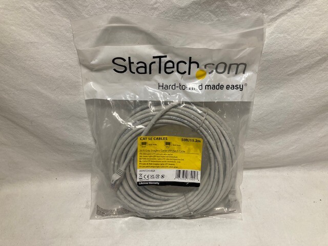 StarTech.com Cat5e Patch Cable with Snagless RJ45 Connectors - 50 ft, Gray