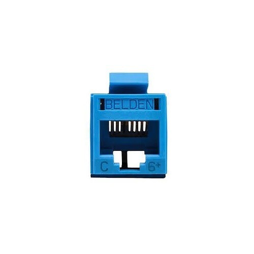 Belden RV6MJKUBL-S1 REVConnect CAT6+ UTP T568 A/B Blue Modular Jack