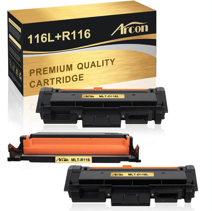 3PK (2x MLT-D116L+1x MLT-R116L) 1Drum + 2Toner Cartridge for Samsung SL-M2625D