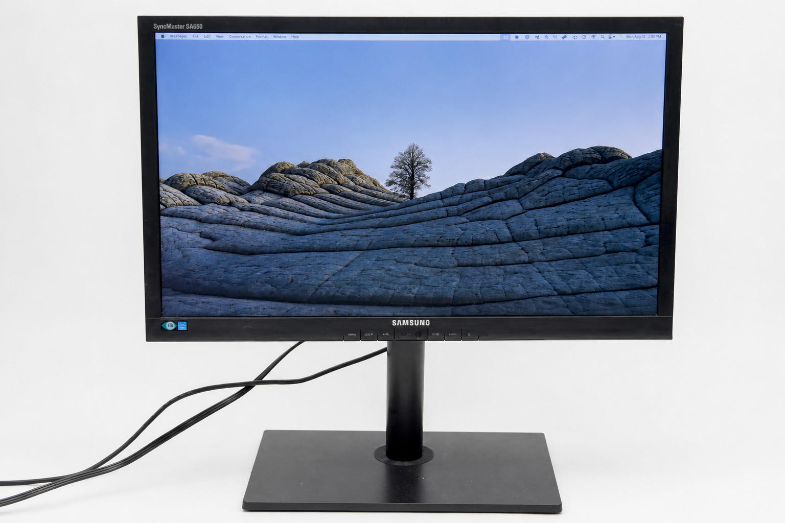 Samsung SyncMaster SA650 24in LED Monitor LS24A650S2R VGA DVI DisplayPort LCD