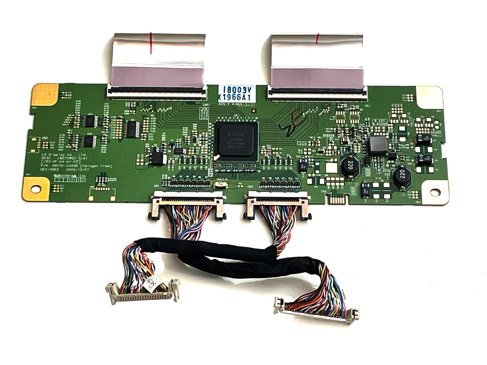 Dell UltraSharp U2711b Timing Control Board 6870C-0300B 27" Monitor & cables