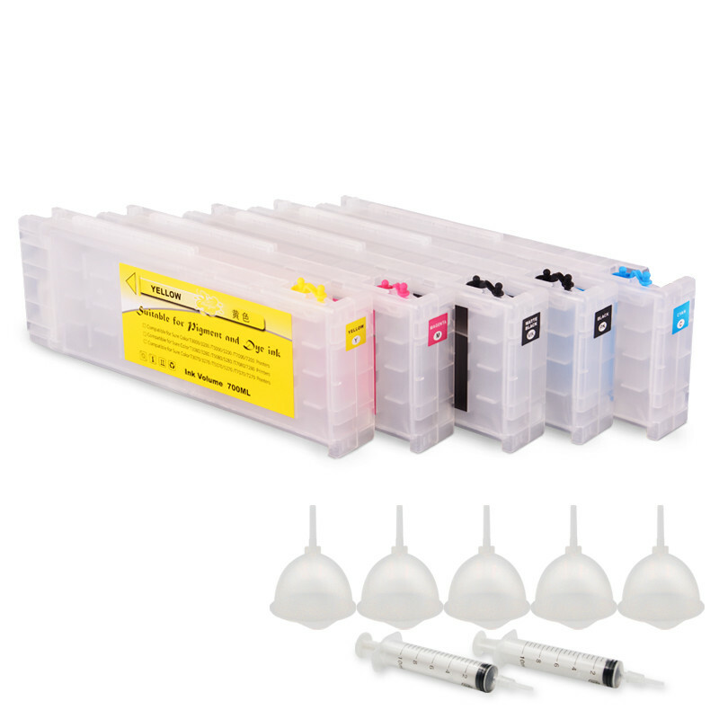 5*700ML T6941-T6945 Ink Cartridge For SureColor T3000 T3200 5200 7200 3270