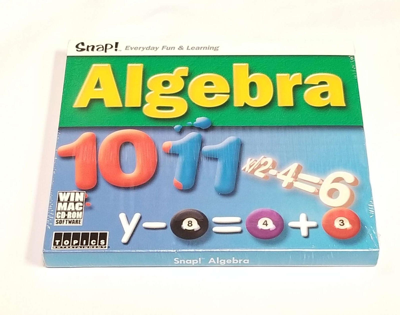Snap Algebra Learning Software for Windows PC and MAC NEW **READ LISTING**
