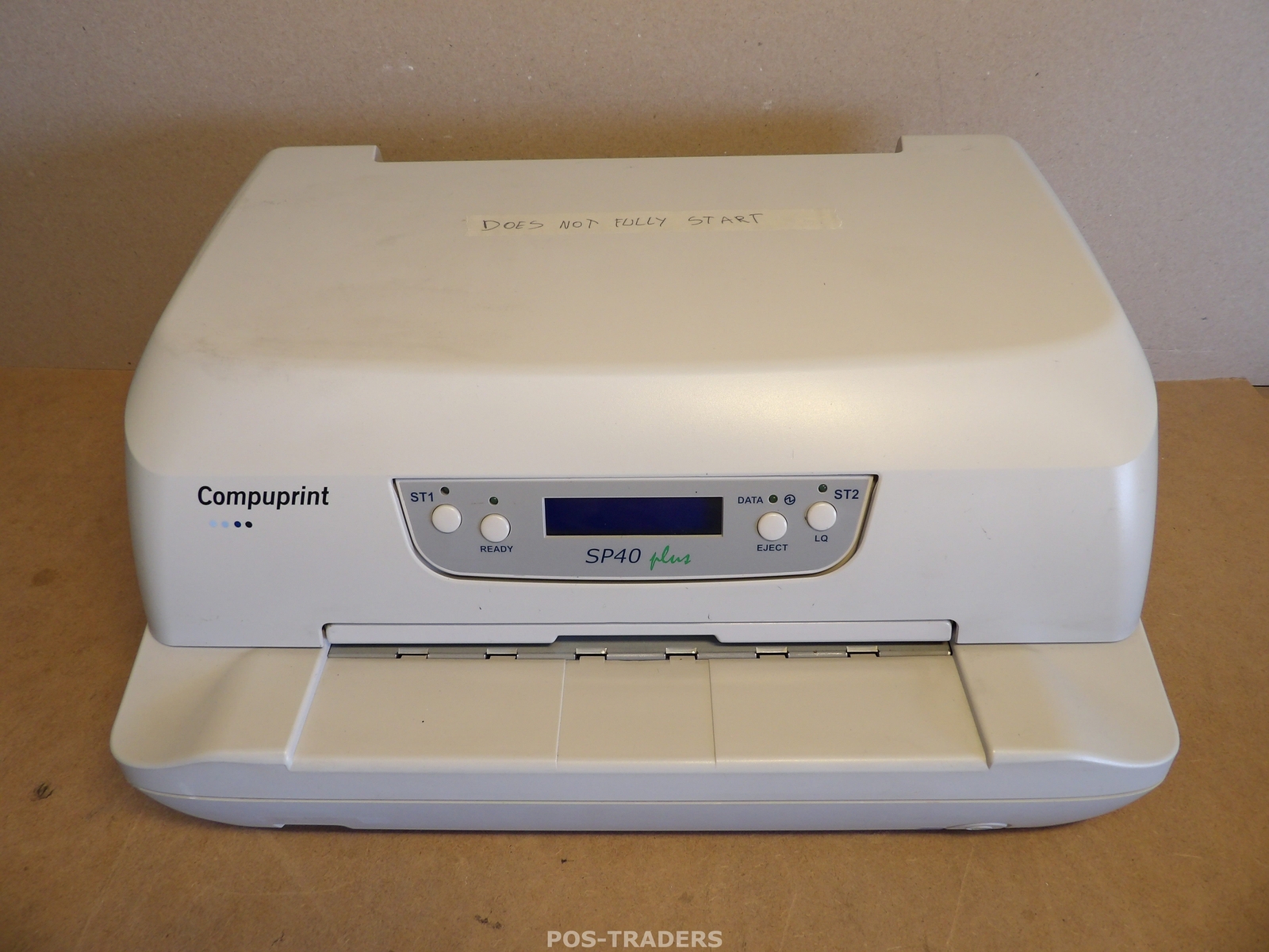 Compuprint SP40 Plus 24-Pin Impact Dot Matrix Printer USB - DOES NOT START UP