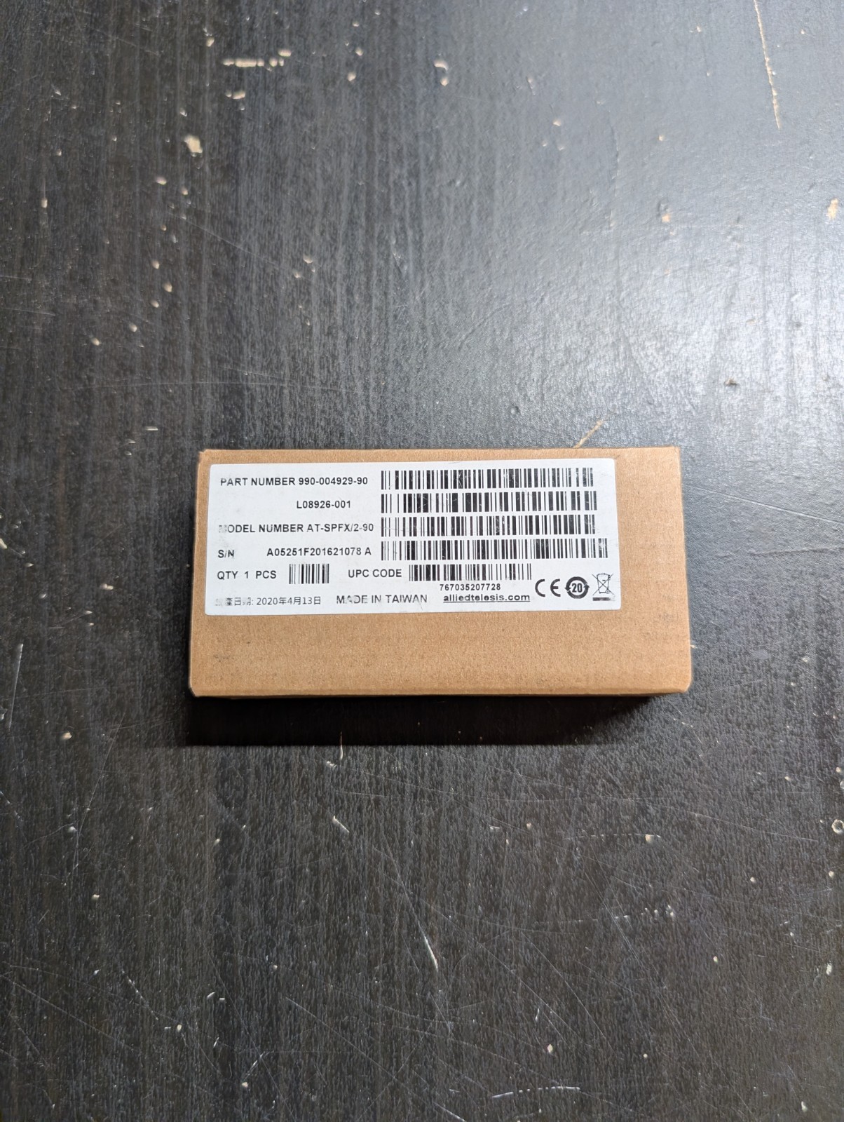 Transceiver Module Allied Telesis AT-SPFX/2-90 SFP Transceiver Module