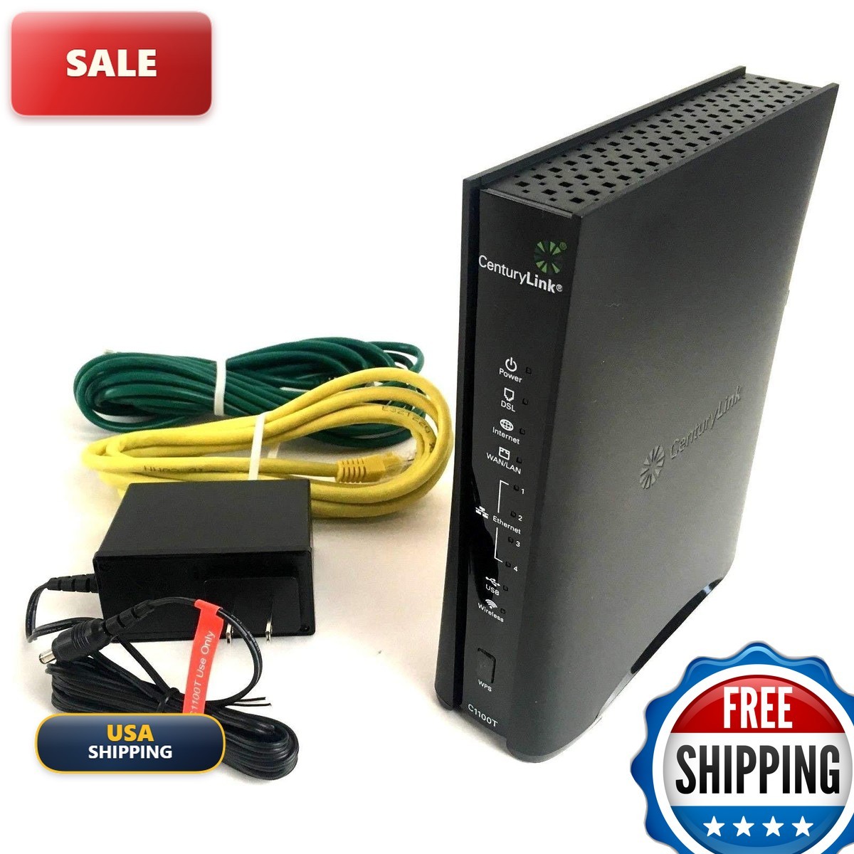CenturyLink Technicolor C1100T VDSL2 Modem 802.11n WiFi Router (Renewed)