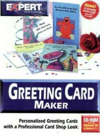 Expert Greeting Card Maker PC CD personalize clipart designs celebrate holidays