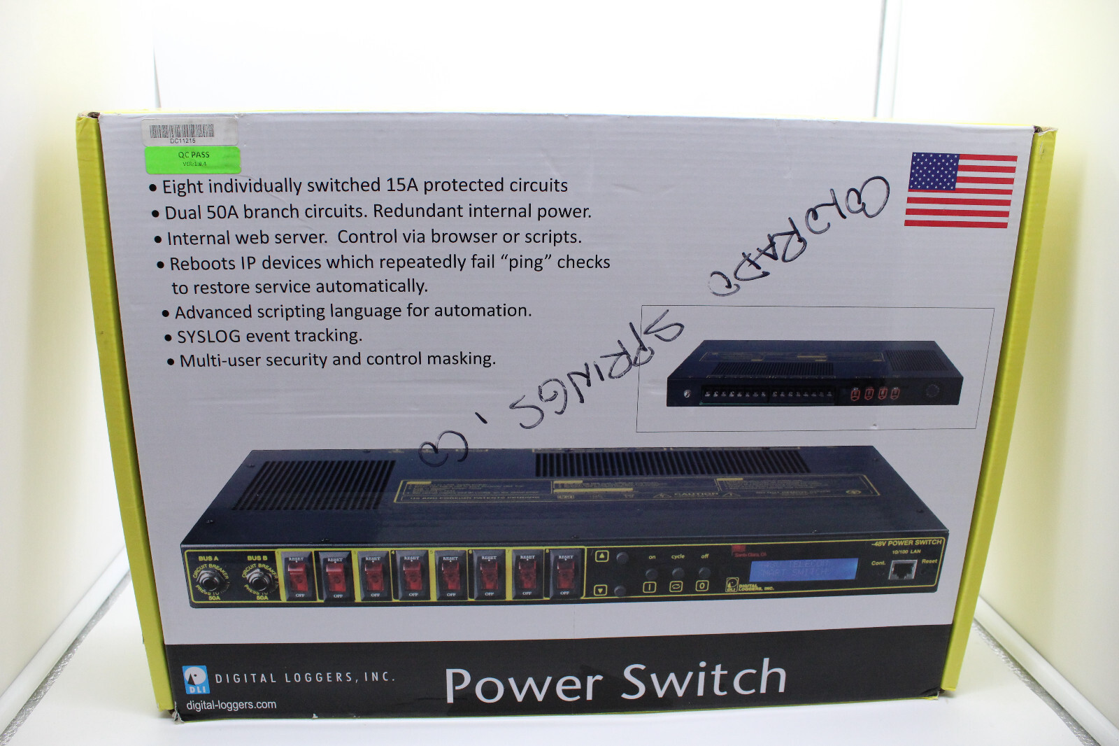 SMART SWITCH DIGITAL LOGGERS INC  POWER SWITCH New