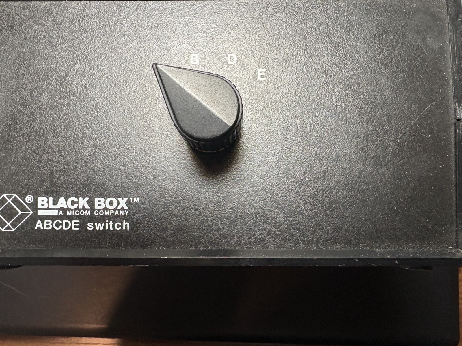 BLACK BOX MODEL SW050L-FFFFF 4 POSITION SWITCH ABDE, 5 TERMINALS. Ships Free.