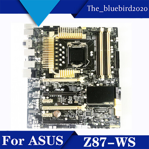 For ASUS Z87-WS LGA1150 DDR3 ATX Motherboard Tested