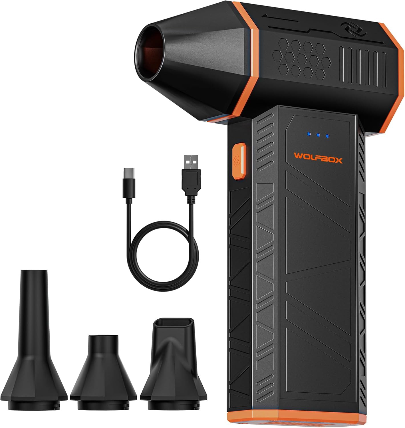 MegaFlow 50 Compressed Air Duster, 110,000 RPM, 3-Gear Adjustable