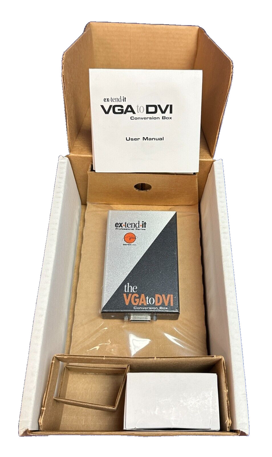 GEFEN INC. ex.tend.it VGA to DVI CONVERSION BOX, Professional Series-NEW OPEN BX