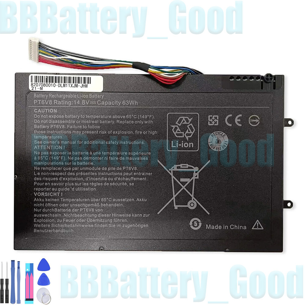 Battery for DELL Alienware M11x M14x R1 R2 R3 PT6V8 8P6X6 T7YJR P06T O8P6X6 New