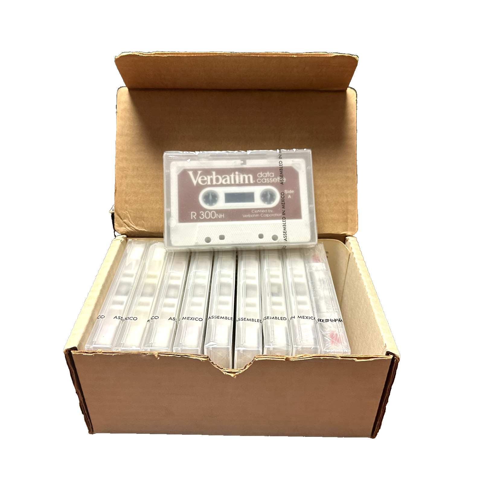 BOXES OF 10 - Verbatim Data Cassettes R 300NH NEW Factory Sealed Blank 