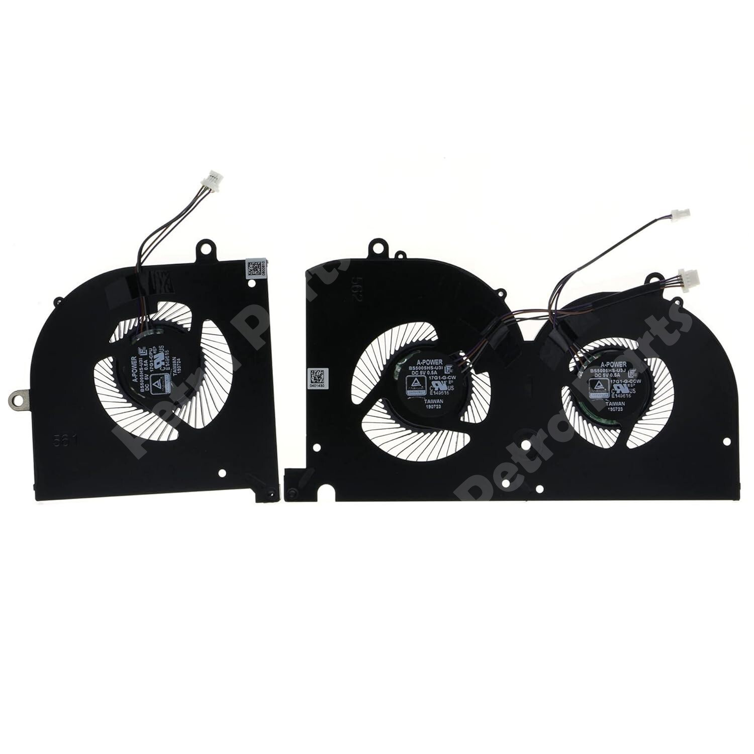 New CPU+GPU Cooling Fan for MSI GS75 Stealth P75 Creator MS-17G1 MS-17G2