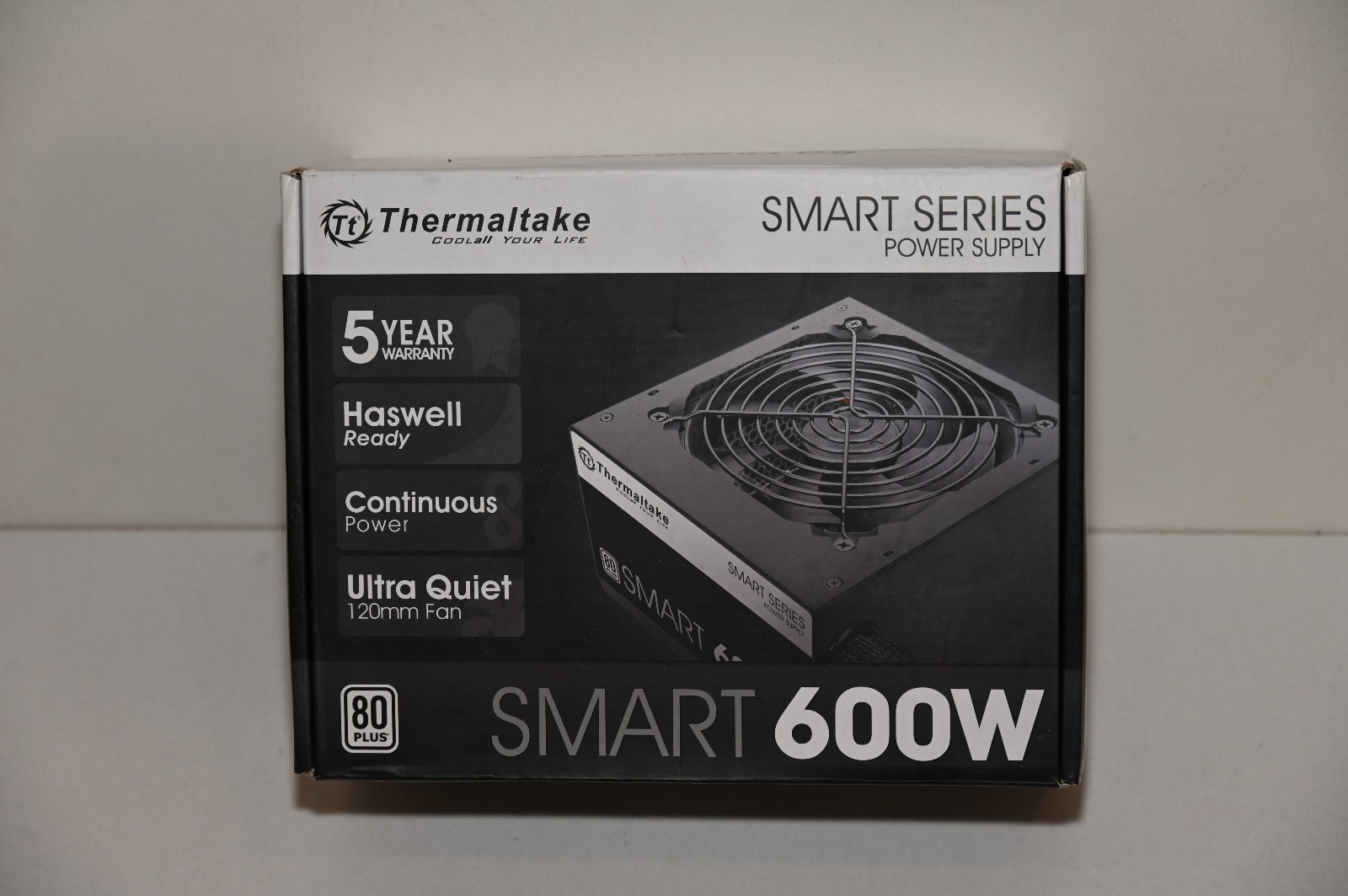Thermaltake Smart 80 Plus Power Supply 600W - New