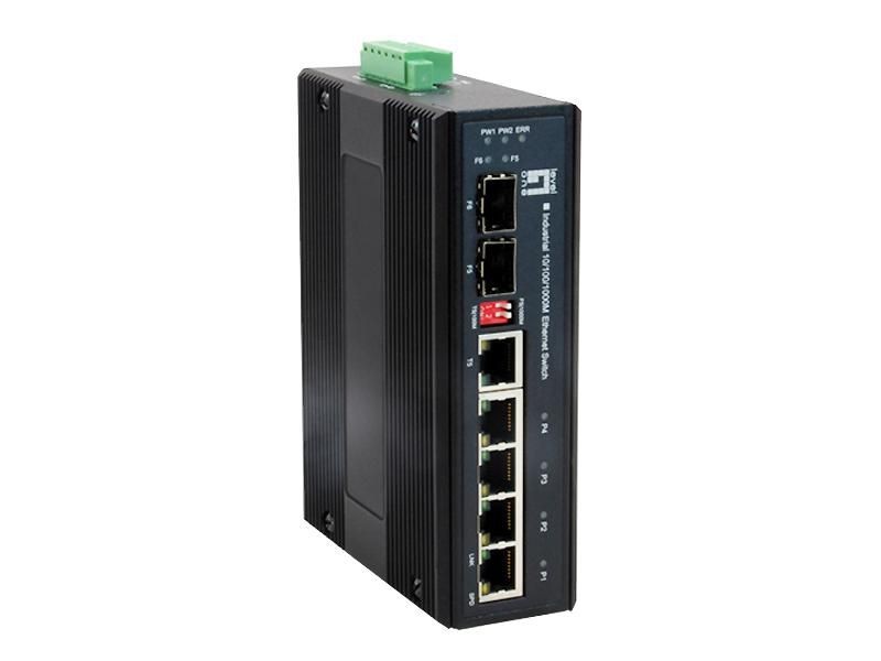 LevelOne IES-0600 Ind. Gigabit Ethernet Switch 6-Port Gigabit Industrial Switch ~E~