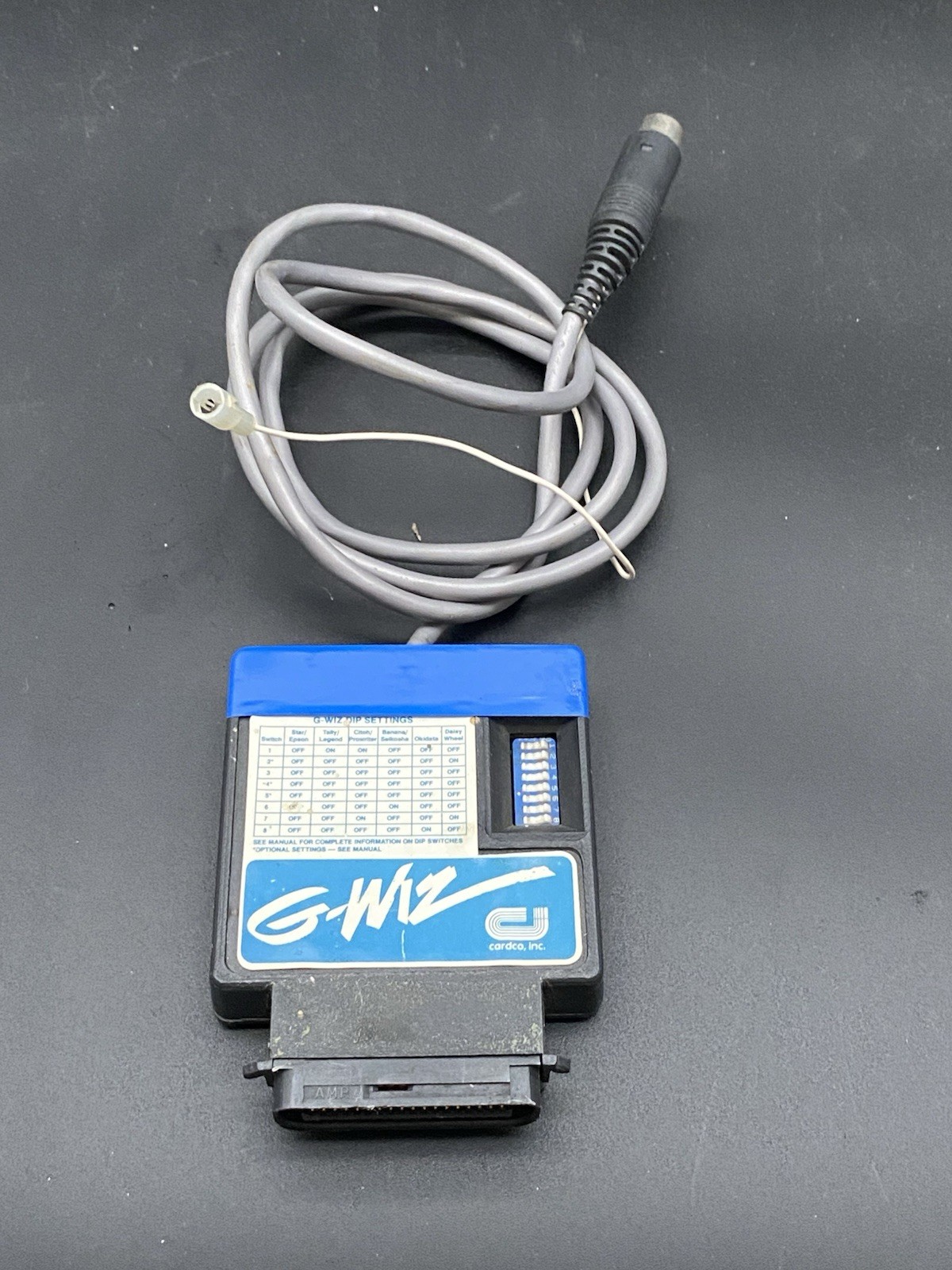 Vintage Cardco Inc Supra G-Wiz Printer Interface w/ Graphics For Commodore