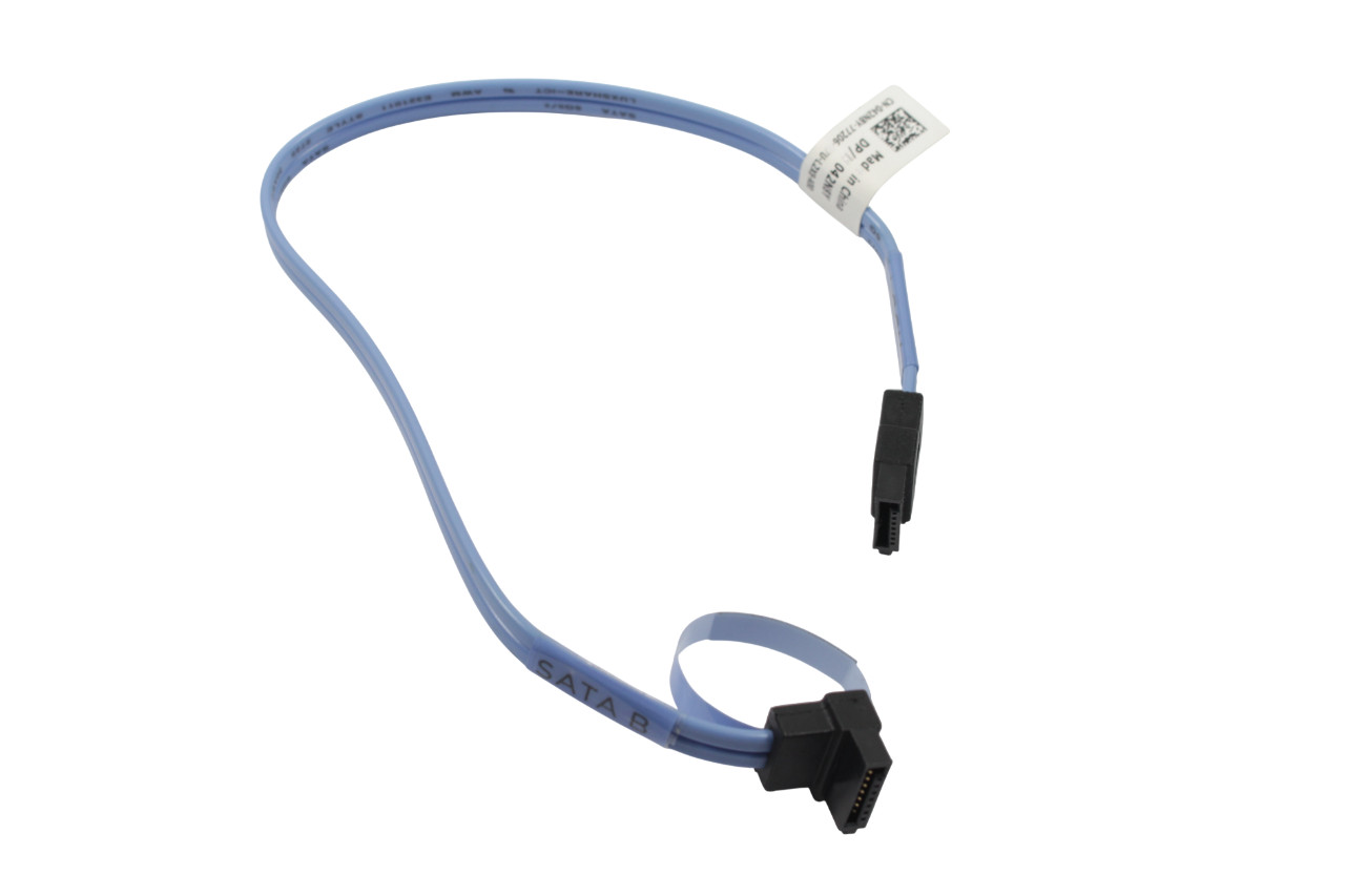 Lot Of 2 Dell PowerEdge R220 10.5-inch Flat SATA Data Cable - Blue - 42N8Y