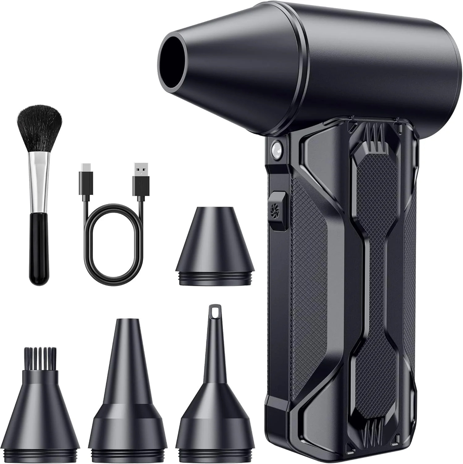 Compressed Air Duster, 110000 RPM High-Speed Electric Air Duster with Brushless