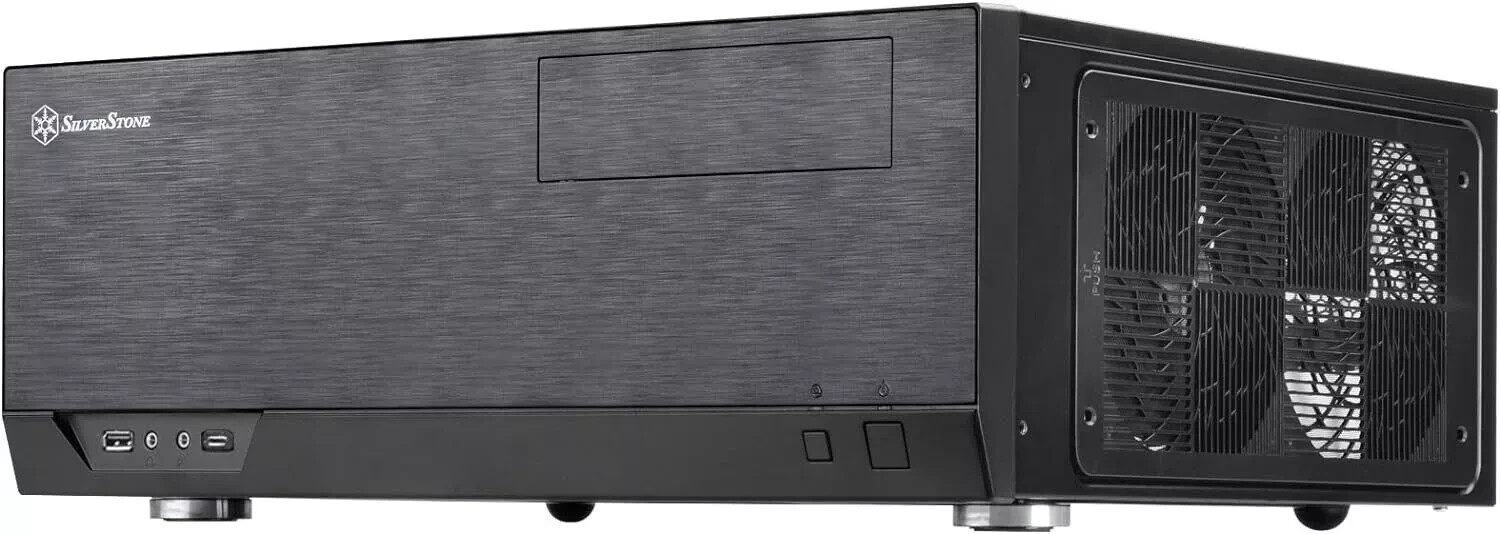 SilverStone Technology Home Theater Computer Case (HTPC) with Faux Aluminum