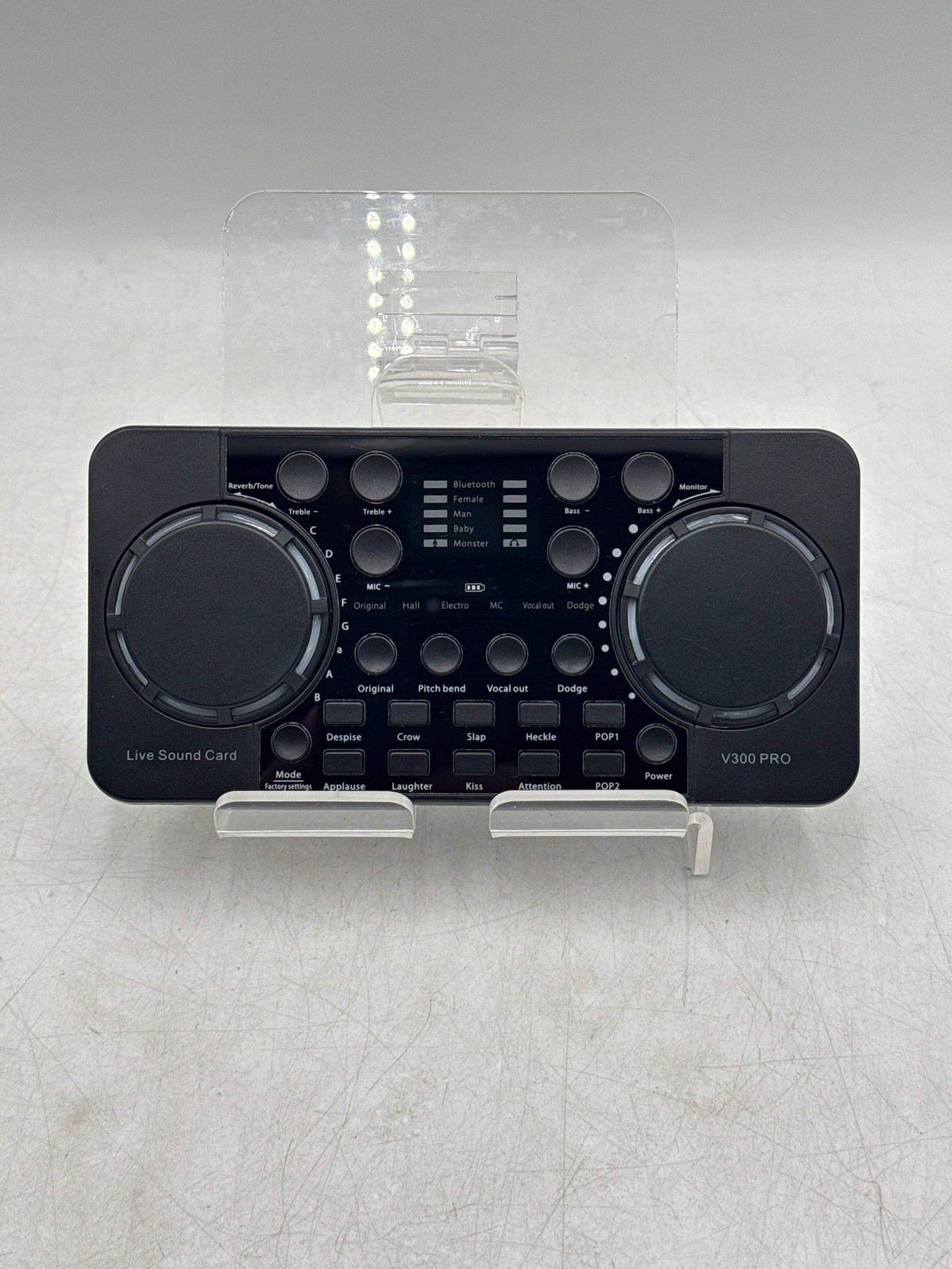 V300 Pro Live Sound Card Multifunctional Rechargeable BT Sound Card