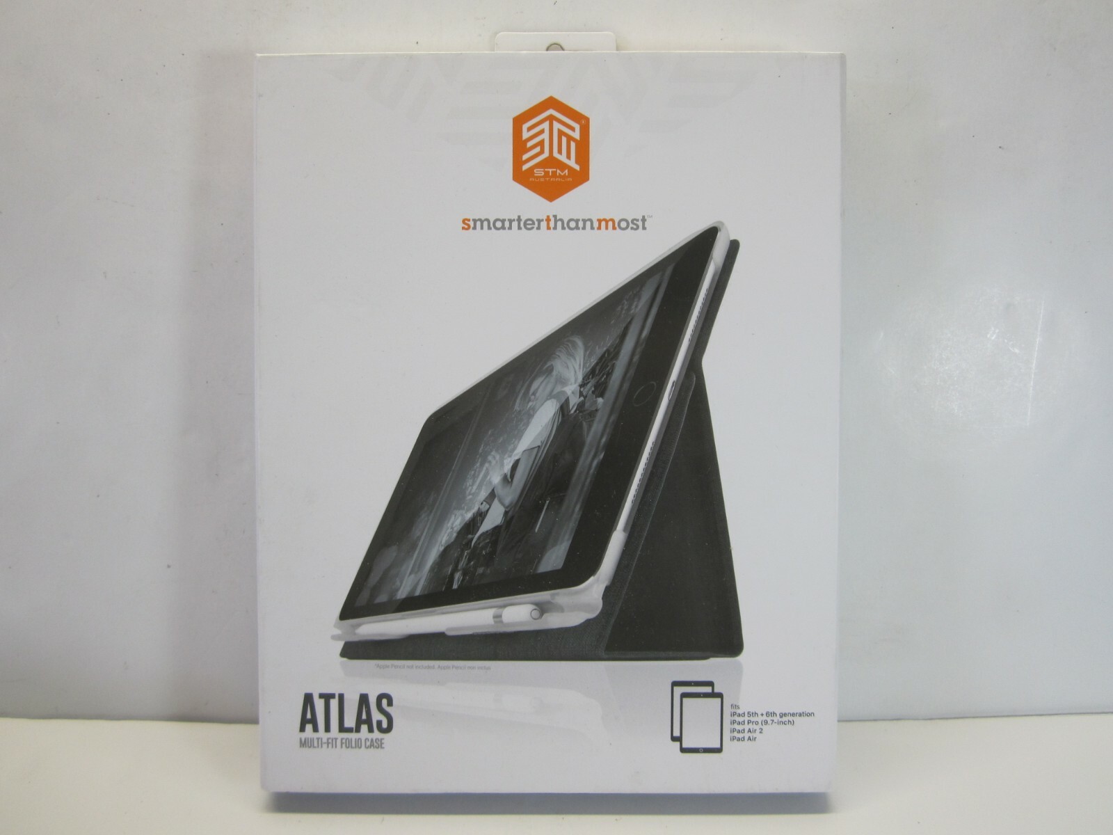 Smarter Than Most Atlas Multi-Fit Folio Case for iPad Pro 9.7" - Charcoal (New)