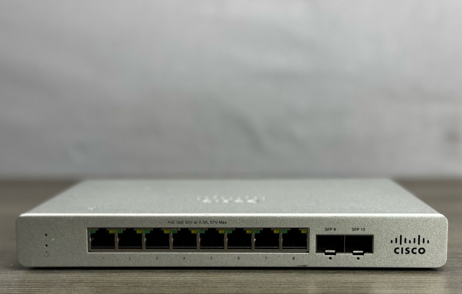 Cisco Meraki MS120-8LP-HW 8-Port PoE  Managed Switch UNCLAIMED -No Power Adapter