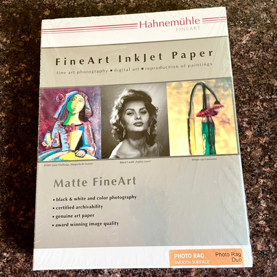 New Hahnemuhle Fine Art Inkjet Paper Photo Rag DUO 276 gsm 8.5" x 11"  50 Sheets