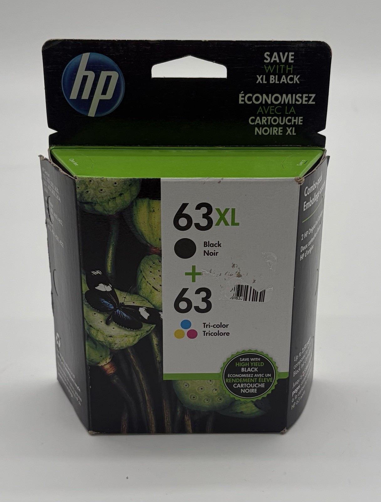 HP 63XL (L0R48AN) Tri-Color Ink Cartridge Exp AUG 2018