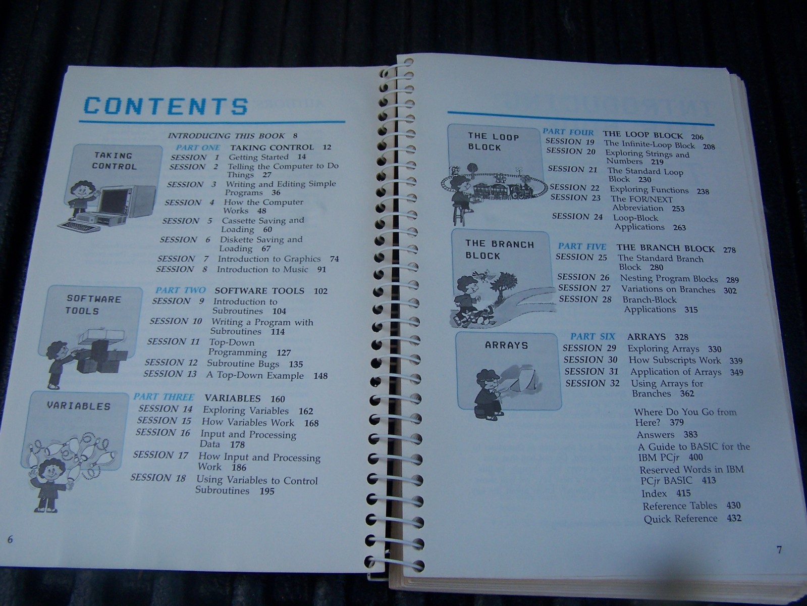 IBM Hands-On BASIC for the IBM PC jr Tutorial Book