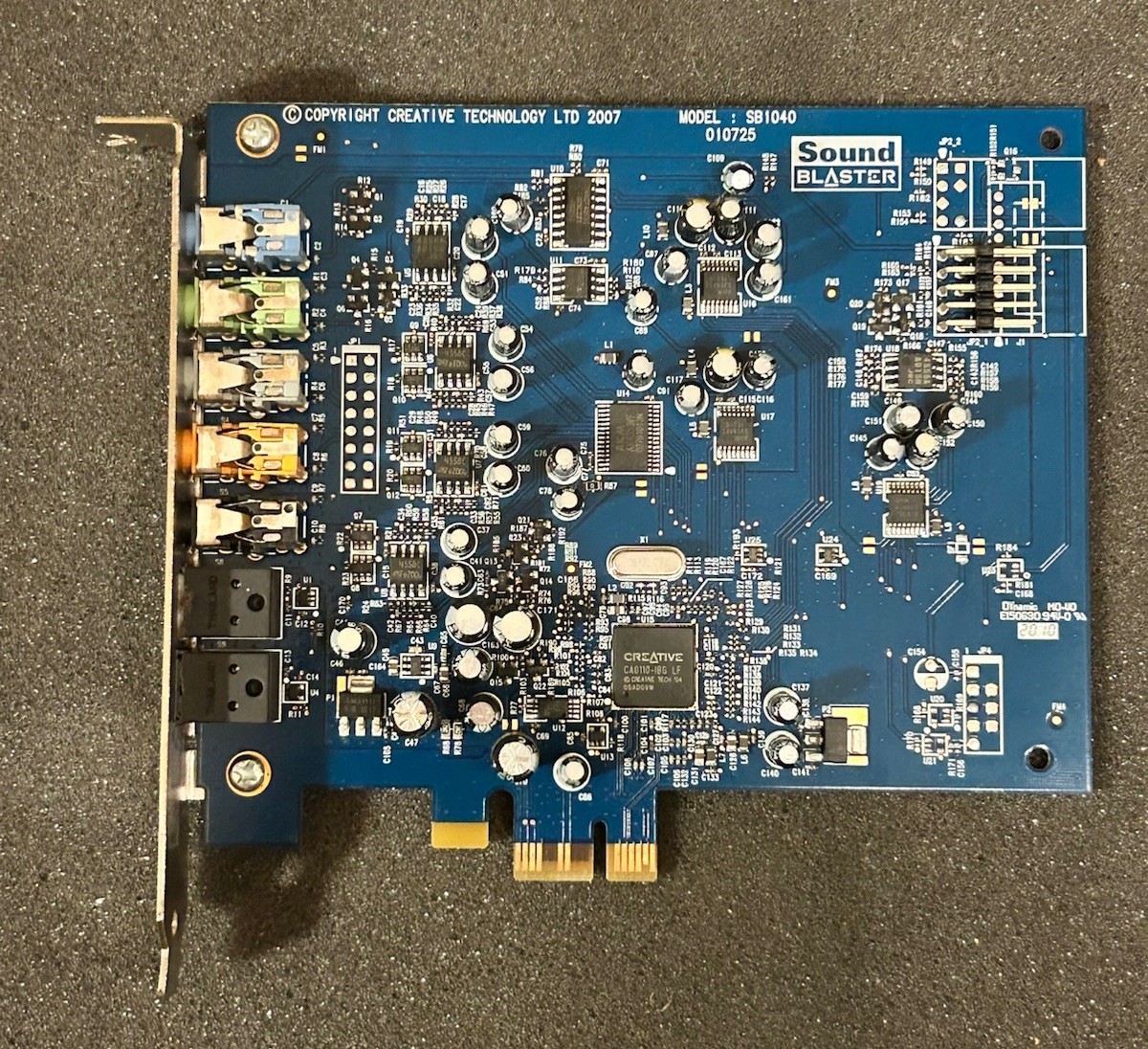 Creative Sound Blaster SB1040 PCIe 7.1 Channel Sound Card Dell DP/N DP380K