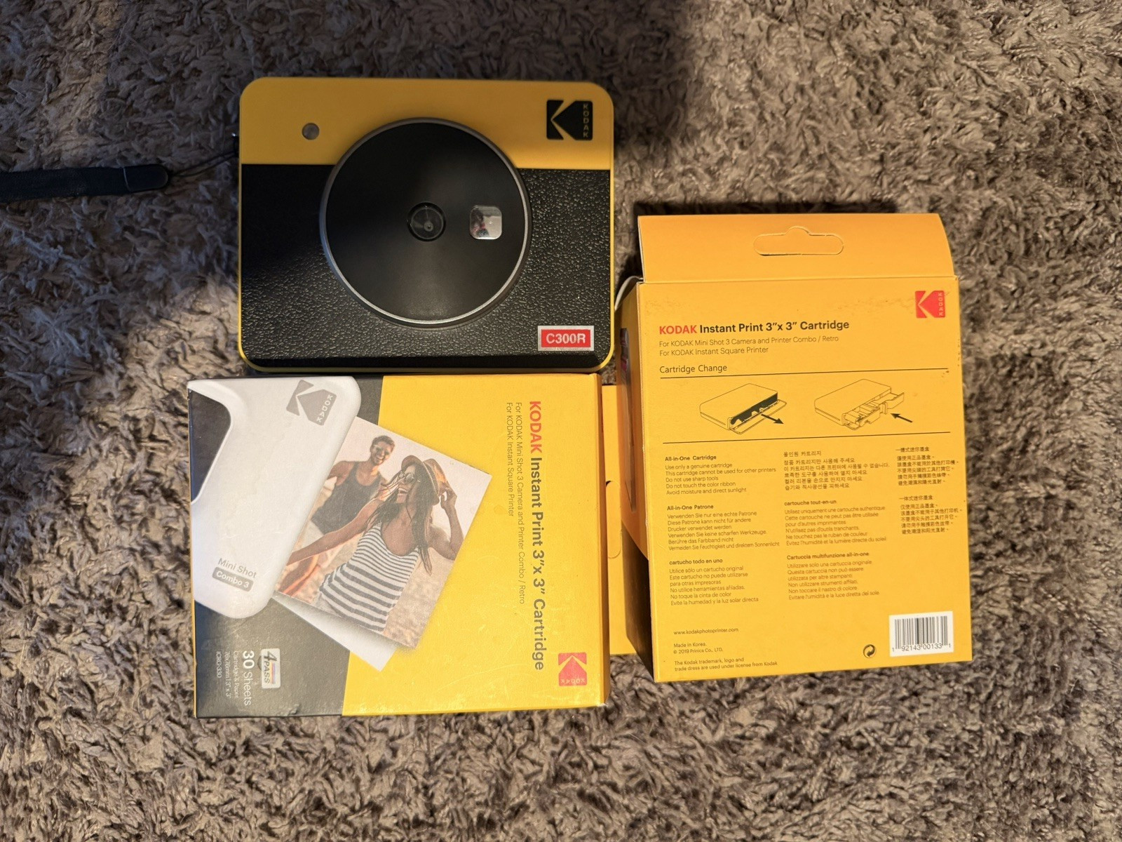 Kodak KODAK Instant Print 3x3 Digital Photo Printer, Dye Sublimation, Color