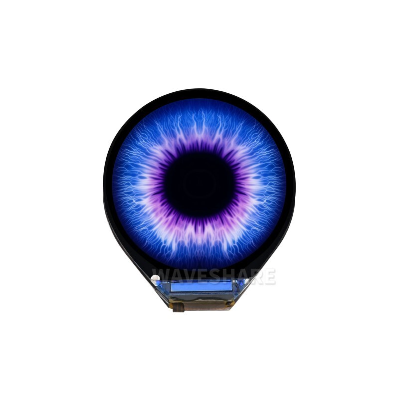 0.71inch Round IPS LCD Display Module 160×160 Resolution SPI Interface 65K color