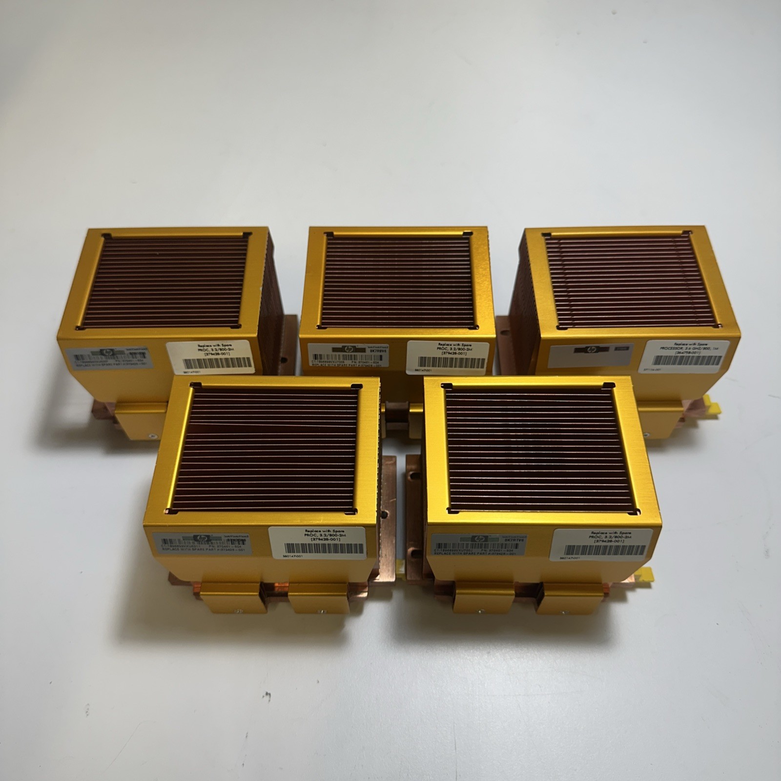 LOT OF 5 HP 379428-001 3.2GHz 2MB 800MHz Processor Kit