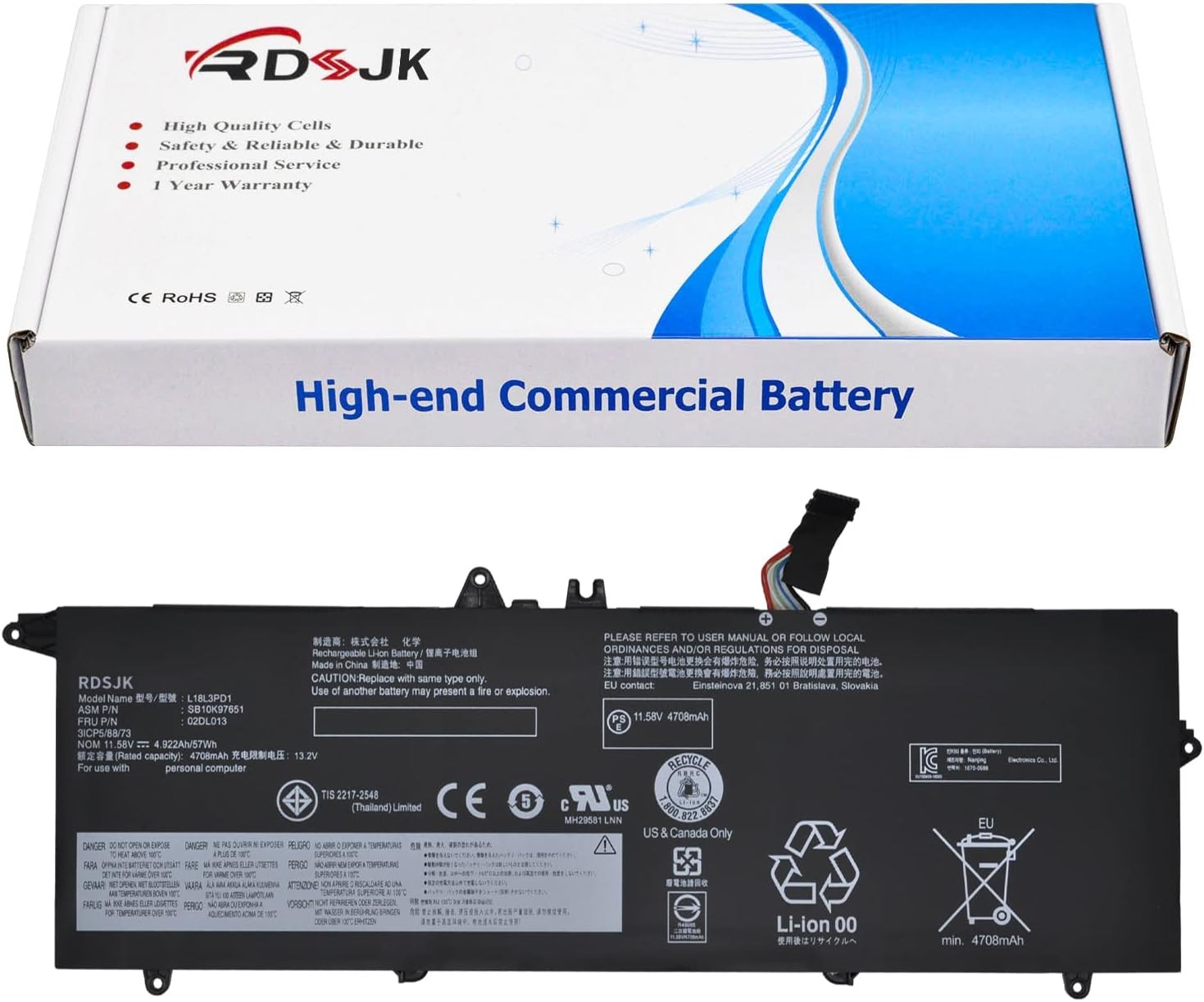 L18L3PD1 L18M3PD1 L18C3PD1 L18M3PD2 L18C3PD2 Laptop Battery for Lenovo ThinkPad