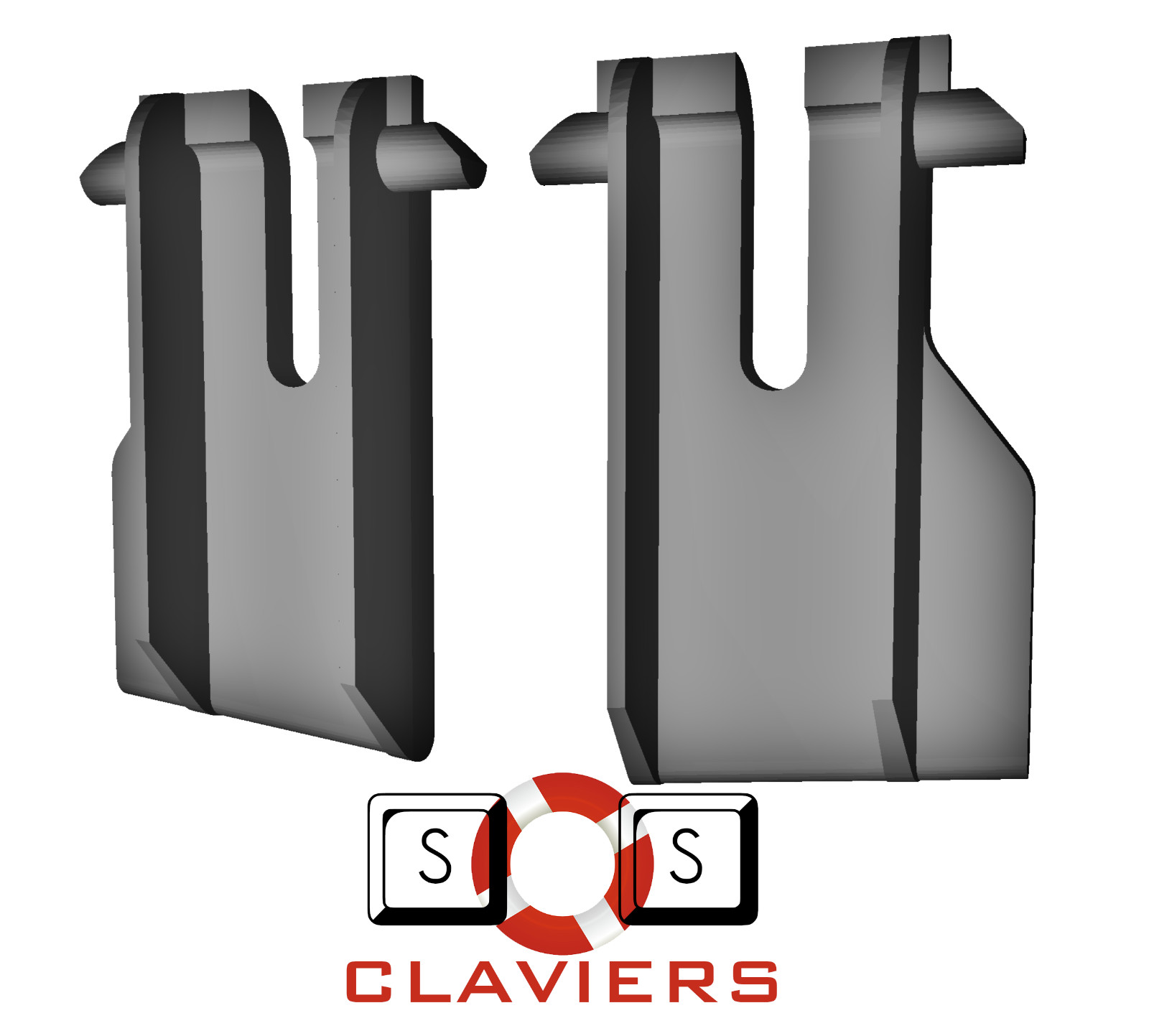 Replacement Feet for Logitech G19 / G19s Keyboard