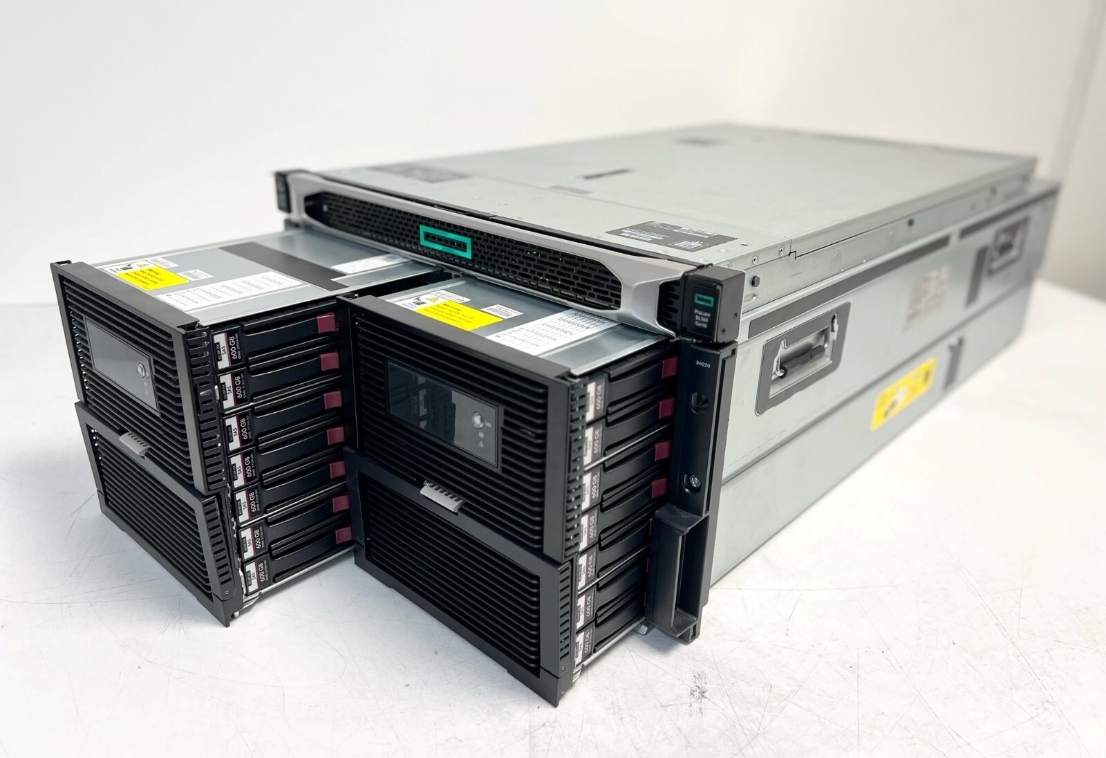 HPE DL360 Gen10 & D6020 | 16 Core 3.3GHz | 420TB HDD DAS Backup Storage Solution