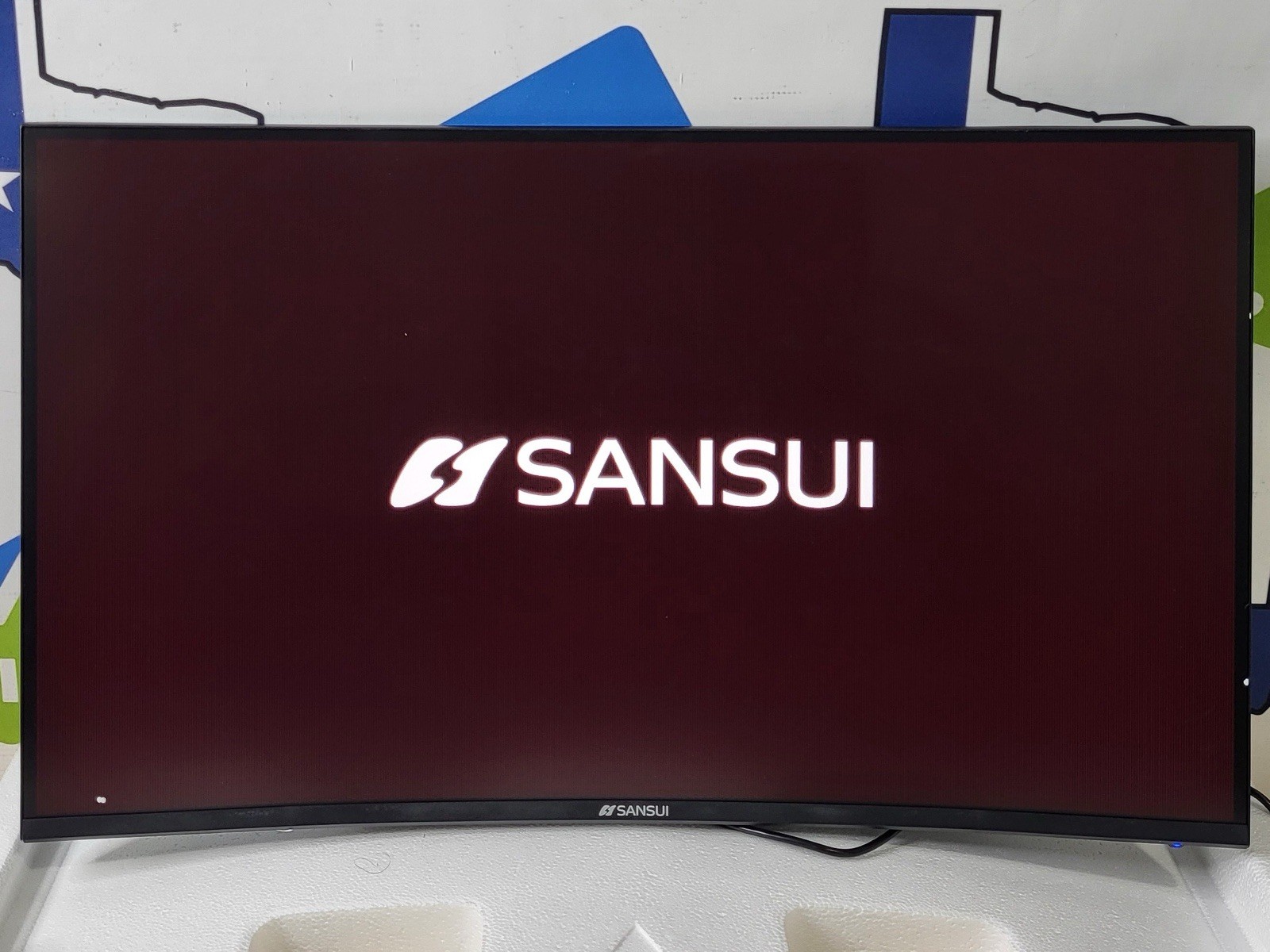 SANSUI ES-G27C7L 27" Curved Gaming Monitor LED FHD 1080p HDMI Black