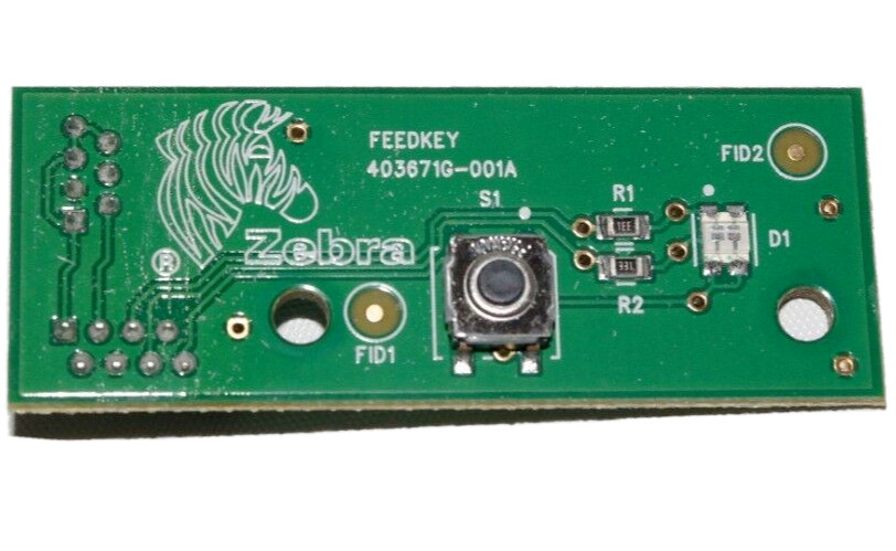 Zebra 403671G Feed FeedKey Button Switch Board for ZP450 ZP500 ZP505 GK420d