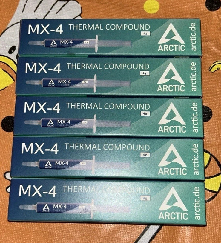 5-Pack Arctic MX-4 4g Thermal Paste Compound Grease for CPU Cooling 