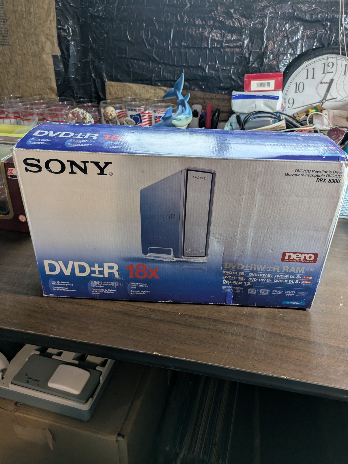 in Open Box SONY DRX830U DVDCD Rewriteable Drive 18x G2U