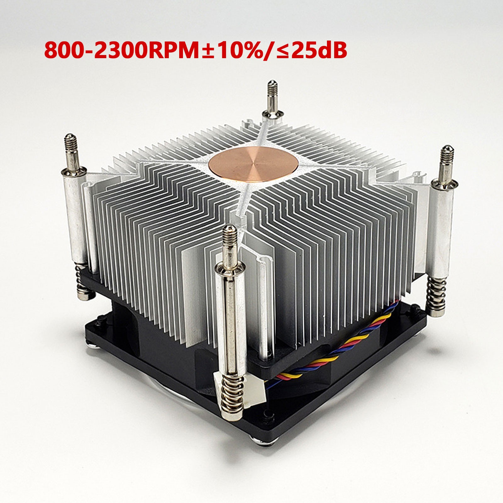80MM CPU Air Cooler 4PIN PWM Cooling PC Radiator Fan for Intel 2011 X79 X99 CPVY