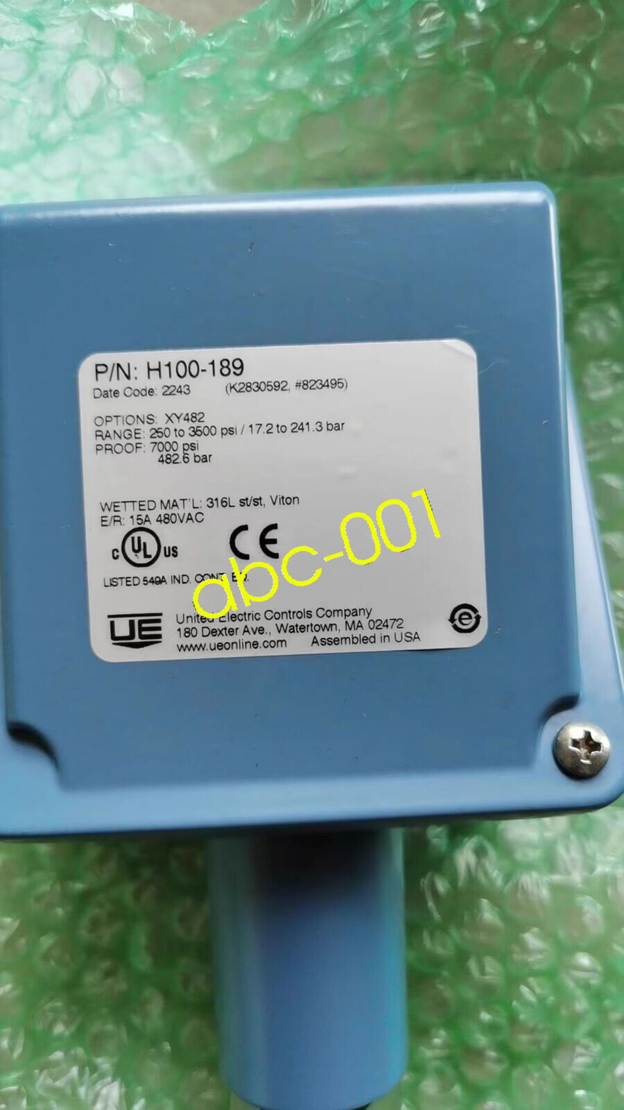 1pcs New Original UE Pressure Sensors H100-189