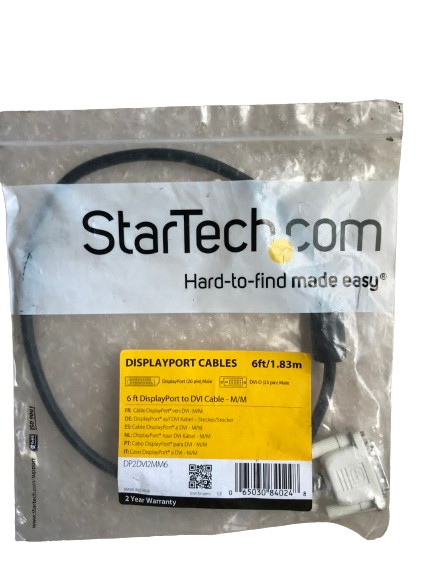 StarTech 6ft DisplayPort To DVI Cable / DP2DVI2MM6