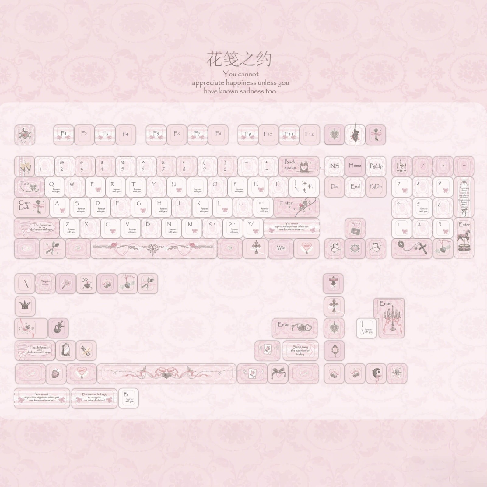 MocooLab Petal Note Keycaps(Cherry Profile,PBT)