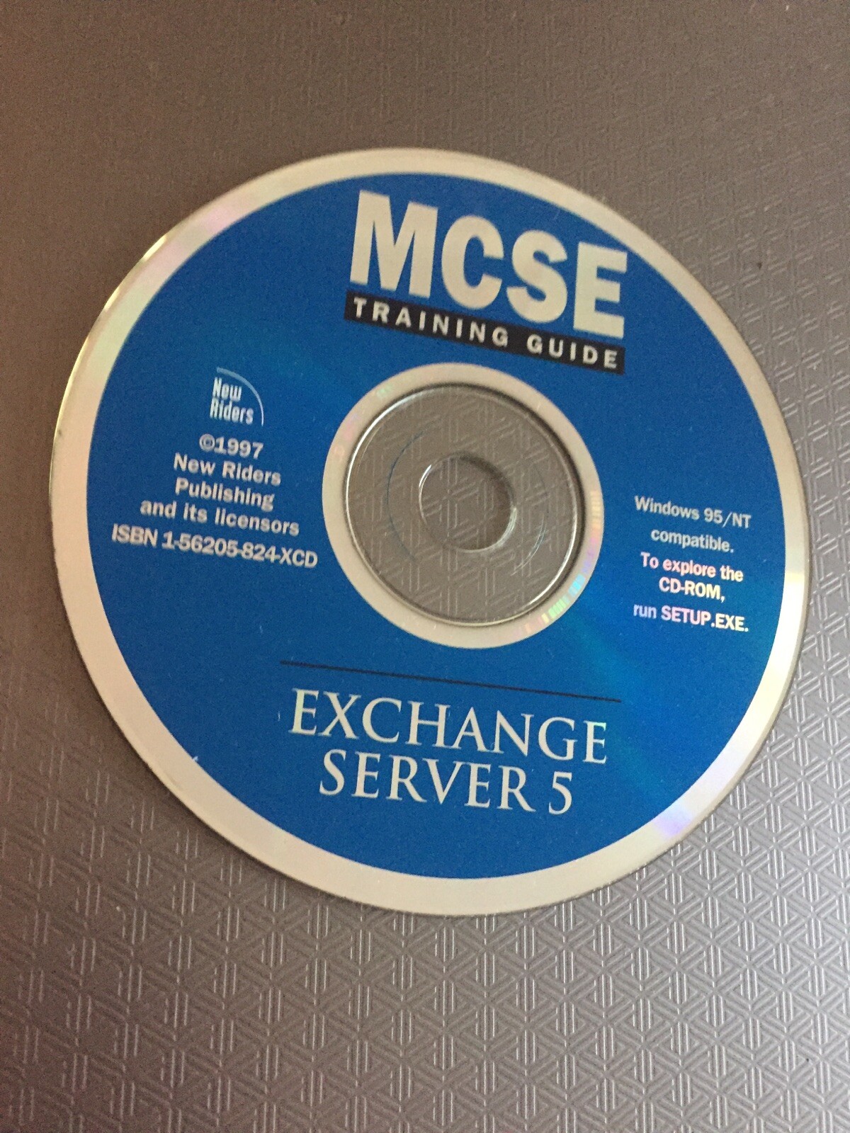 MCSE Exchange Server 5, New Riders 1997, Windows 95/NT, Training Guide CD
