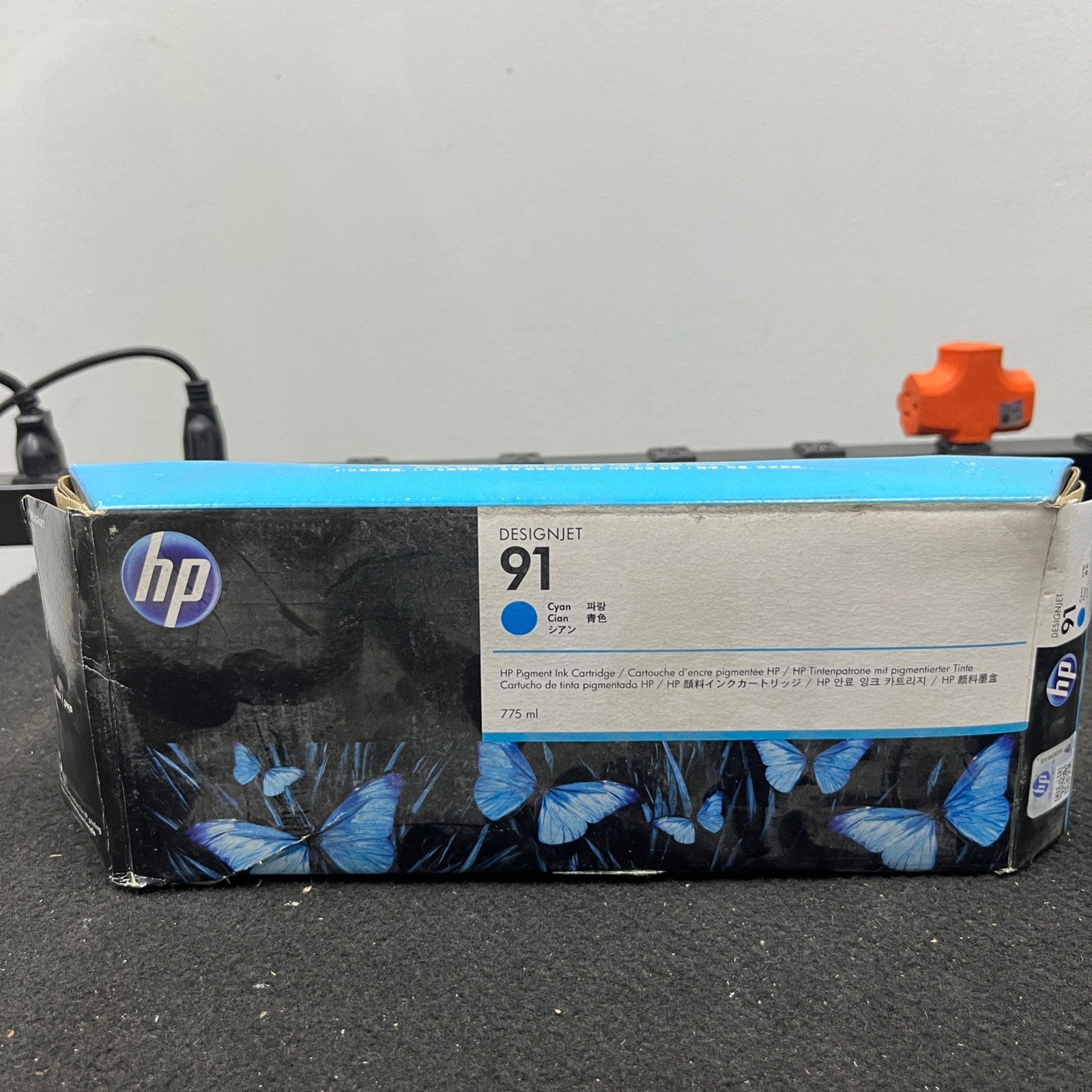Genuine HP 91 Cyan Standard Yield Ink Cartridge (C9467A) 12 JUL 21