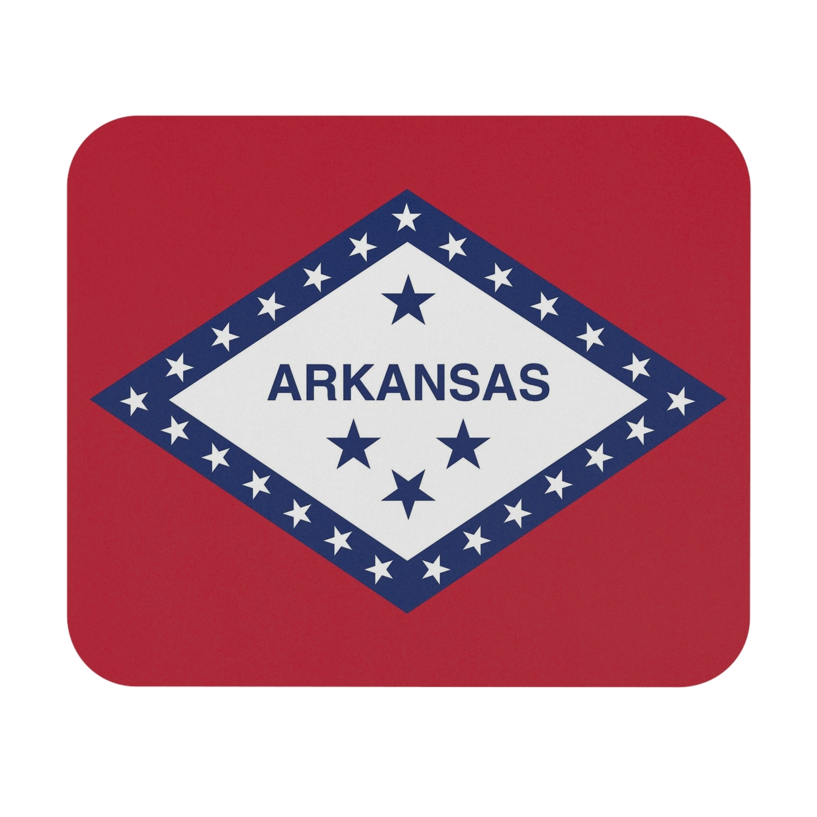 State Pride Mouse Pad, Arkansas Edition, Flag Enthusiast Desk Accessory