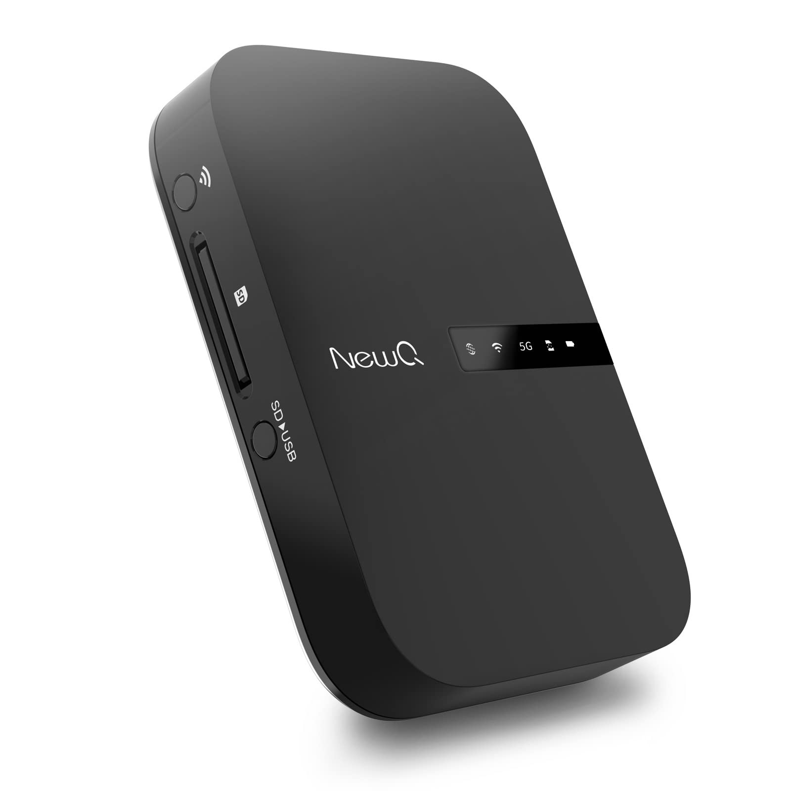 Newq Filehub Ac750 Travel Router Portable Hard Drive Sd Card Reader WifiExtender